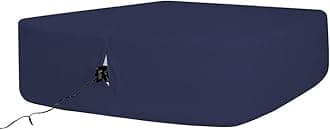 Air Bed Sheets for Mattress Cover Removable Bed and Elastic Band Super Soft and Breathable & Deep up to 21" Blue Twin