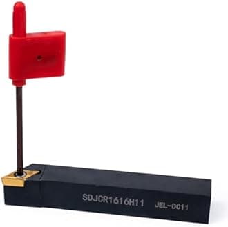 Indexable Lathe Turning Tool 21Pcs Kit,7 Pcs Metal Lathe Tool Holder Set and 14 Pcs Turning Inserts,5/8'' 16mm Shank with Carbide Inserts for Turning Grooving Threading Boring