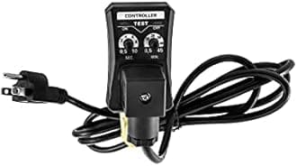 QWORK Automatic Gas Tank Valve with US Plug - Suitable for Gas Tanks, Drip Legs, and Compressed Air System Components - AC 110V Power Supply - 1/2" Valve Size Electronic Drain Valve