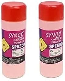 Synco Carrom Board Powder (Boric Powder, Set of 2, 60grams Each)