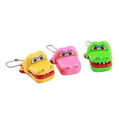 Mini Crocodile Dentist Mechanical Toy Keychains (Random Model)