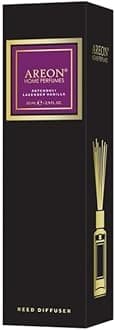 Areon Home Fragrance Luxury Perfume Reed Diffuser + 10 Rattan Reeds, Patchouli Lavender Vanilla Scent, 85ml