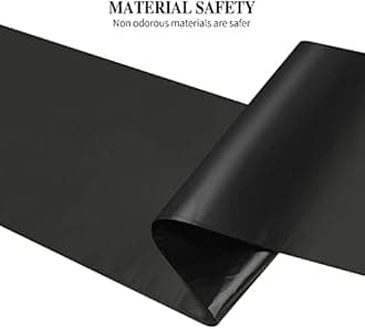 5 Rolls Small Trash Garbage Bags, 4 Gallon Strong Thin Material Disposable Kitchen Garbage Bags, Durable Plastic Trash Bags for Office Home Bedroom Garden Waste Bin, 200 Counts (Black)