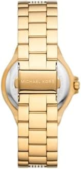 Michael Kors Lennox Watch for Women, Three-Hand Movement, Stainless Steel Watch with 37 mm Case