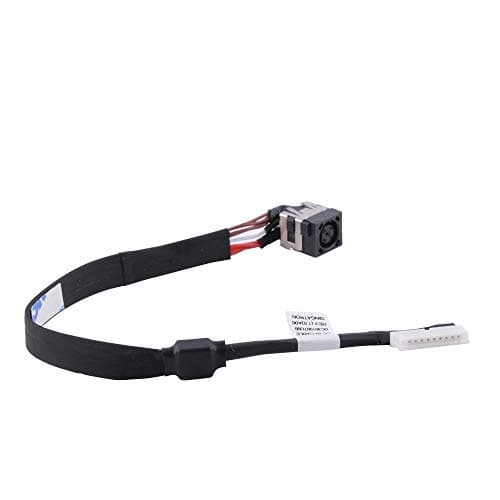 Eathtek Replacement DC Power Jack Harness in Cable for Dell Alienware 17 R2 R3 P43F T8DK8 DC30100TO00 Series (9 Wires 11 pins)