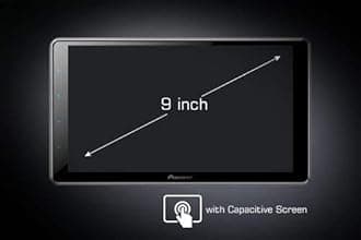 Pioneer Car Stereo DMH-ZF9350BT,Floating 22.86 cm (9) Capacitive Type HD Display,HI-RES Audio,Alexa in-Built, HDMI-in, Wireless Apple Carplay, Wireless Android Auto, Web Browser,Dual Camera Inputs