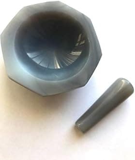 Alpha Nanotech Agate Mortar and Pestle (Inner Diameter 50 mm; Inner Depth 15 mm)