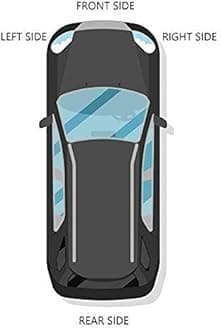 K D Side/Door Mirror for Datsun GO (Left/Passenger Side)(Black)