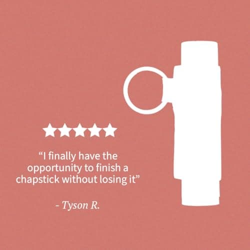 Thread Wallets - Lip Balm Holder (Black)