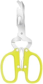 Kitchen Scissors Heavy Duty 5 in 1 Multipurpose Sharp 2CR14 Stainless Steel Kitchen Shears for Chicken, Fish, Meat-Vegetables-Bones-Flowers-Nuts-Herbs-BBQ - Big