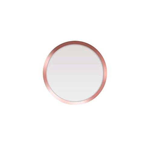 2x Compatible With iPhone iPad Home Button Touch ID Sticker Rose Gold Ring 2.0 - Top-Up For iPhone 6 6s 7 8 Plus iPad Air Mini Tempered Glass