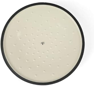 Martha Stewart 3.5-Quart Enameled Cast Iron Dutch Oven Braiser - Linen w/Gold Knob