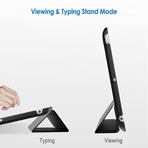 JETech Case Compatible with iPad 2 3 4 (Old Model), Smart Cover with Auto Sleep/Wake (Black)