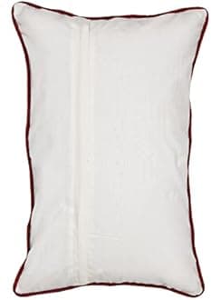 Clasiko Cushion Covers Set of 2; 12x18 Inches; Multicolor Flowers On Grey Base