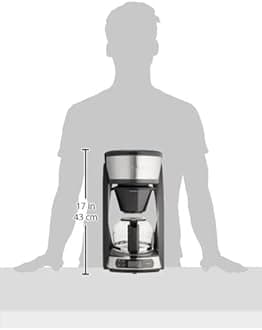 BUNN HB Heat N Brew Programmable Coffee Maker, 10 Cup, Stainless Steel