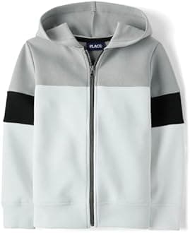 Active Long Sleeve Hooded Full Zip Front Sweatshirt