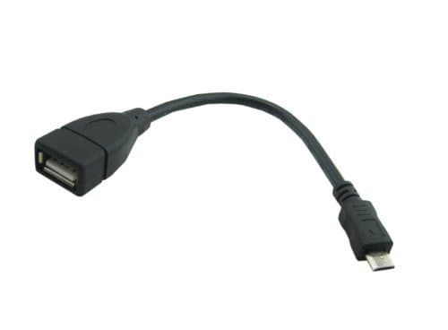 Micro USB Host Mode Cable/OTG Cable for Andriod Smart Phones and Tablets