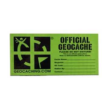 Official Geocaching Sticker (Small)
