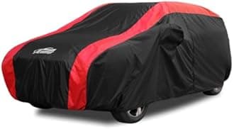 Heavy Duty Waterproof Car Cover for Automobilies, Outdoor All Weather Full Exterior Covers Windproof Rain Snow Sun Dust Heat UV Protection, Universal Fit for SUV(185-190 inch)