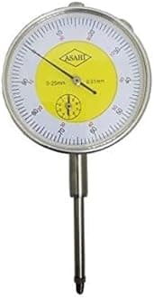 Dial Gauge For Measurement (25mm) - Dial Indicator Gauge (Pack Of 1)