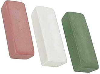 Buffing Polishing Cutting Compounds Kit 35g each - Green Fine/White Medium/Purple Coarse - 3 Pack