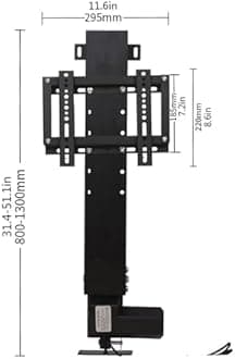 Motorized TV Stand, Telescopic Electric Lift TV Stand with Auto Lifting，Electric TV Stand with Adjustable Height, for 14 to 32 Inch TV Screens, Lifting Height: 800 to 1300 Mm