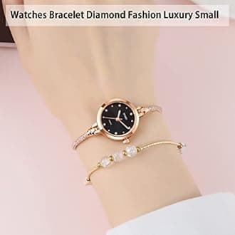 SKMEI Women Watches Bracelet Diamond Ladies Female Small Rose Gold Fashion Luxury Thin Waterproof Analog Quartz Casual Girls Wife Gifts Silver Wrist Watch