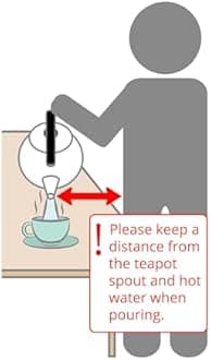 Supreme Housewares Gourmet Art Black Cat Enamel-on-Steel Whistling Kettle