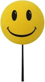HappyBalls Happy Yellow Smiley Face Antenna Ball Auto Accessory