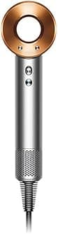 Dyson Supersonic Shine Hair Dryer, High Airflow, Quick Drying (HD15 ULF BNBC), Nickel/Copper, 2 Year Manufacturer's Warranty (Registration Required)