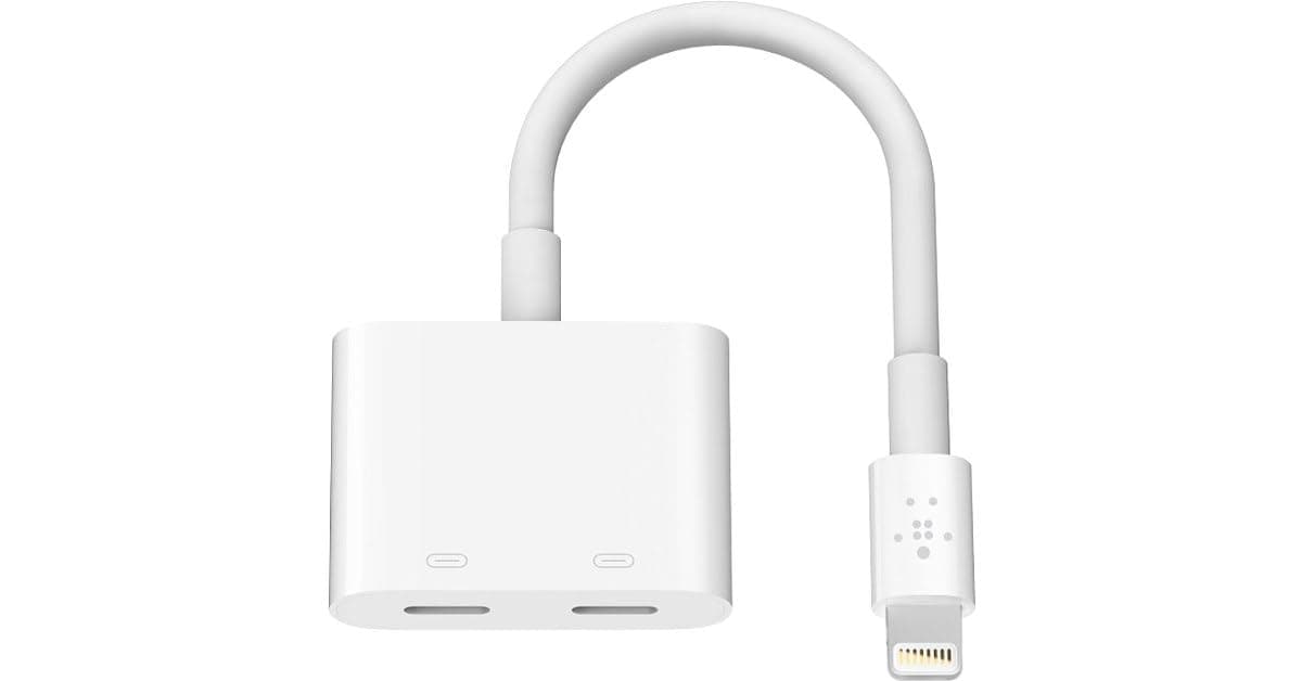 Belkin Audio + Lightning Charge Adapter