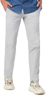 Urbano Fashion Men's Slim Fit Casual Trouser