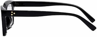 EYLRIM Classic Thick Square Frame Clear Lens Glasses for Women Men Non Prescription Eyeglasses