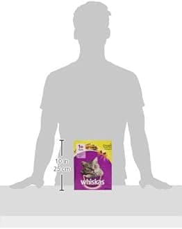 Whiskas 1+ - Dry Cat Food for Adult Cats - with Chicken - 825 g