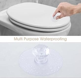 JIALTO Adhesive Clear Cabinet Drawer Knobs Hook, Diamond Crystal Shaped Pulls Handles for Wardrobe, Kitchen Cupboard, Drill Free Self-Stick Push Pull Helper Hook (Diamond Knobs, 10)