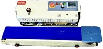 by MASTER MACHINES Heavy Duty Continuous Horizontal MS Band Sealer, Automatic Band Sealing Machine, Automatic Packaging Machine 1 Year Warranty Model No MM-01