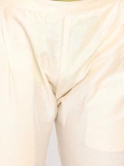 VASTRAMAY Boys' Silk Blend Indowestern Sherwani Set with Mirror Work and Pant Style Pyjama