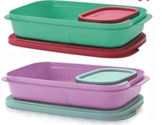 Tupperware mylunch 2 Containers Lunch Box (590 ml)