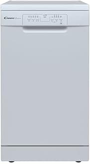 CANDY CDPH 2L1049W-80 Freestanding 10 Place Setting Slimline 45cm Dishwasher, 5 Programmes, Quick wash, White