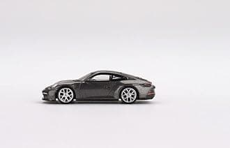 True Scale Miniatures Model Car Compatible with Porsche 911 (992) GT3 Touring (Agate Grey Metallic) Limited Edition 1/64 Diecast Model Car MGT00373