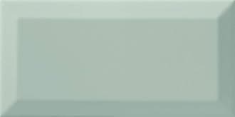 Metro Powdered Blue Ceramic Wall Bathroom Tile Subway Brick Effect 100mm x 200mm Bevelled Edge Kitchen Tiles Gloss Finish 1m2 Box of 50