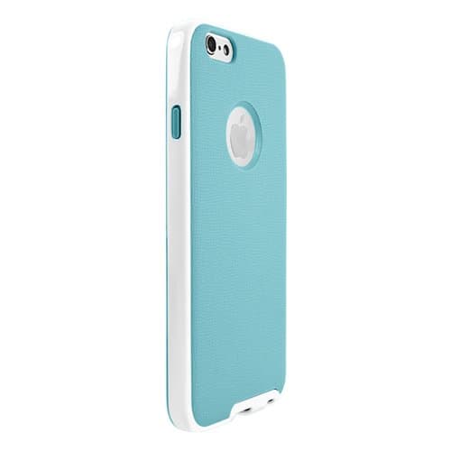 QuikCell Framed Two Piece Protective Case For Iphone 6 & Screen Protector-Retail Packaging -Bl/Wh