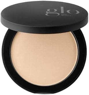 Glo Skin Beauty Pressed Base Powder Foundation Makeup (Natural Light) - Flawless Coverage for a Radiant Natural, Second-Skin Finish