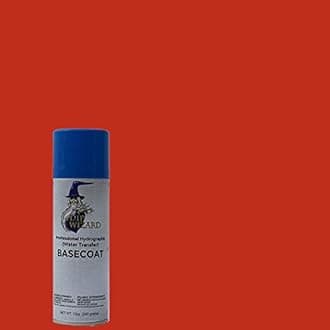 Dip Wizard Hydrographic Paint 12 Ounce Aerosol Spray Can Base Coat Hydro Graphic Film Water Transfer Printing Hydro Dipping Dip Paint (Blaze Orange)