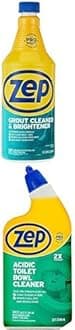 Grout Cleaner and Acidic Toilet Bowl Cleaner - ZU104632 32 Fl. Oz. and ESSU104632 32 Fl. Oz. - The Complete Bathroom Cleaning Solution
