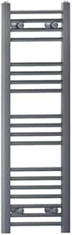 Myhomeware Anthracite Grey Heated Bathroom Towel Rail Radiator For Central Heating Elegant Designer In UK (400mm x 1000mm (h))