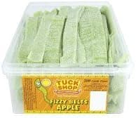 Tuck Shop Fizzy Belts Apple 200 Pieces