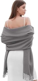 RIIQIICHY Women Scarf Pashmina Shawls and Wraps for Wedding Ladies Winter Scarves