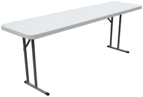 FT-13 6FT Rectangular narrow with table- fold-away legs