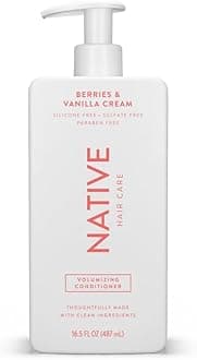 NativeBerries and Vanilla Cream Shampoo and Conditioner Set, 8.25 Ounce (Pack of 2), Pink